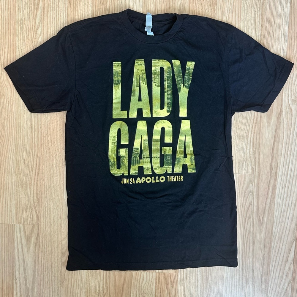 LADY GAGA Apollo Theater Short Sleeve T-Shirt, Size Medium
